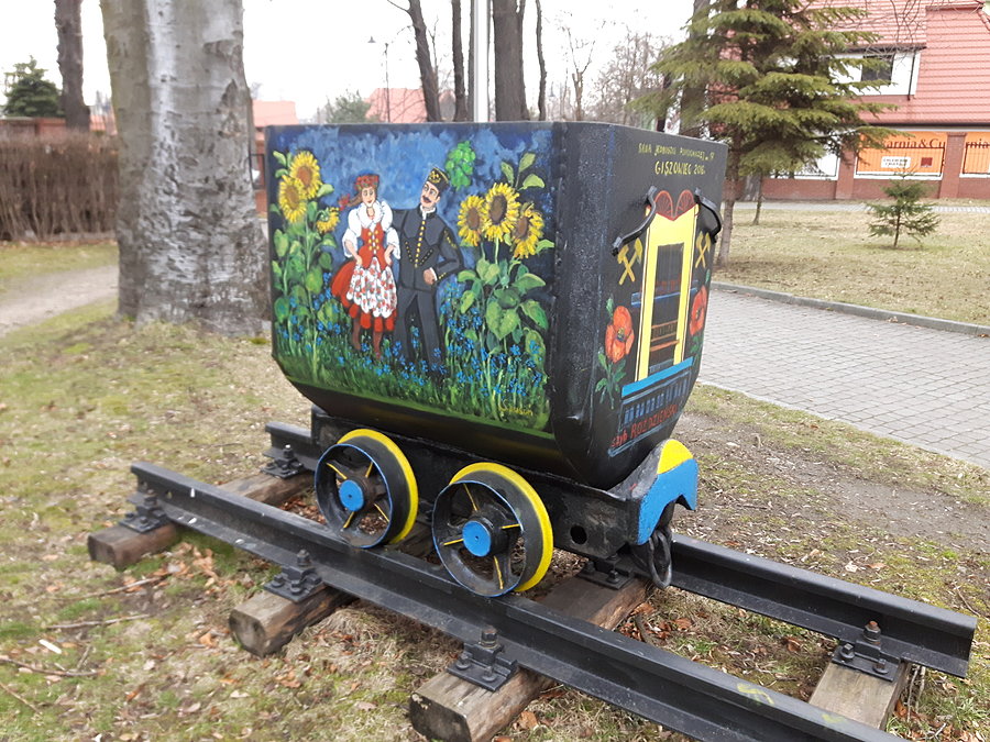 Wagonik kopalniany