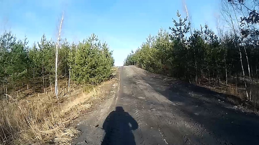Podjazd na starą hałdę w Makoszowach