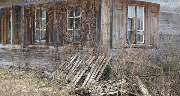 Stara chata w Kątach