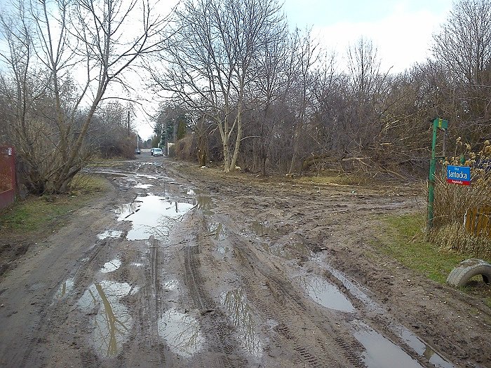 Błotniste ulice stołecznego miasta