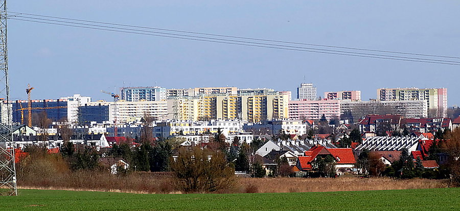 Szczecin widziany spod Przylepu