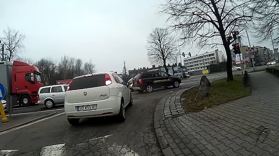Korki już na początku drogi