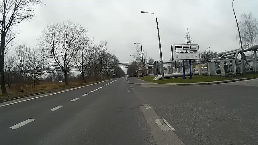 Koło PEC-u w Gliwicach pusto