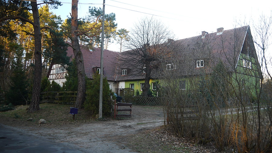 Borowy Młyn - budynek niemieckiej straży granicznej