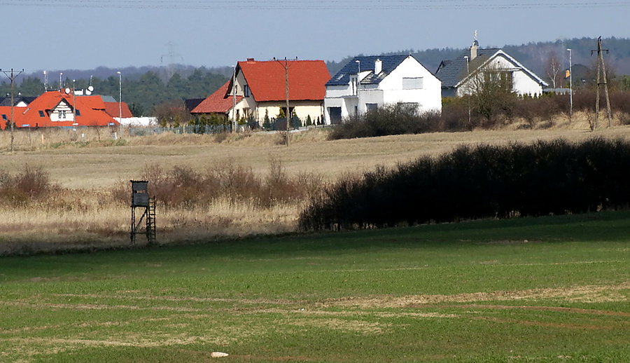 Widok spod miejscowości Redlica