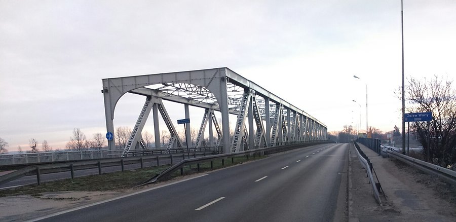 Konin - charakterystyczny stalowy most