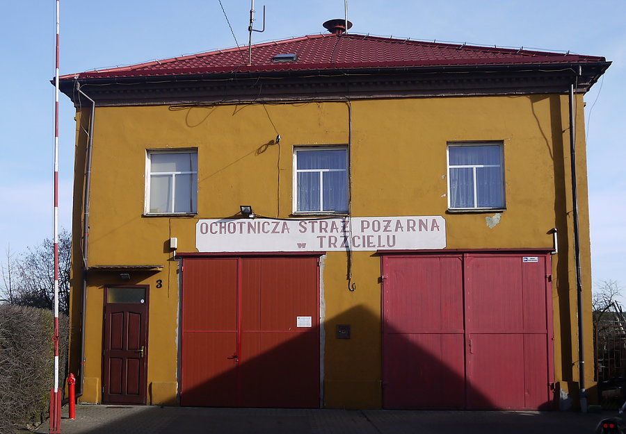 Trzciel - remiza strażacka (dawna synagoga)