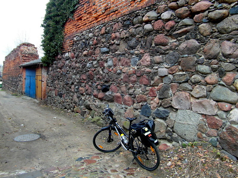 Fragment murów obronnych miasta Debrzno
