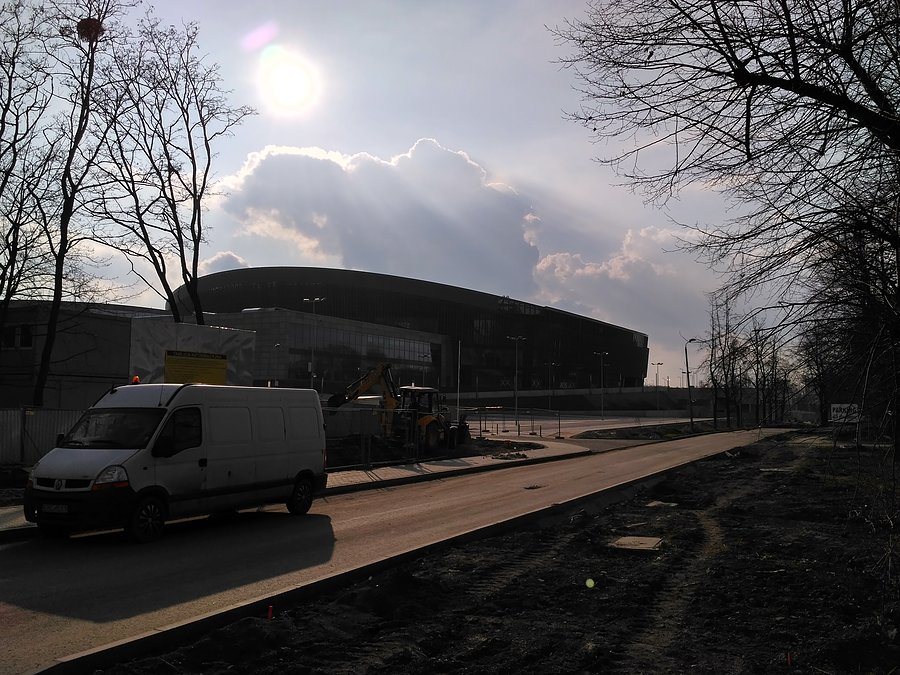 Arena w Gliwicach dalej w budowie