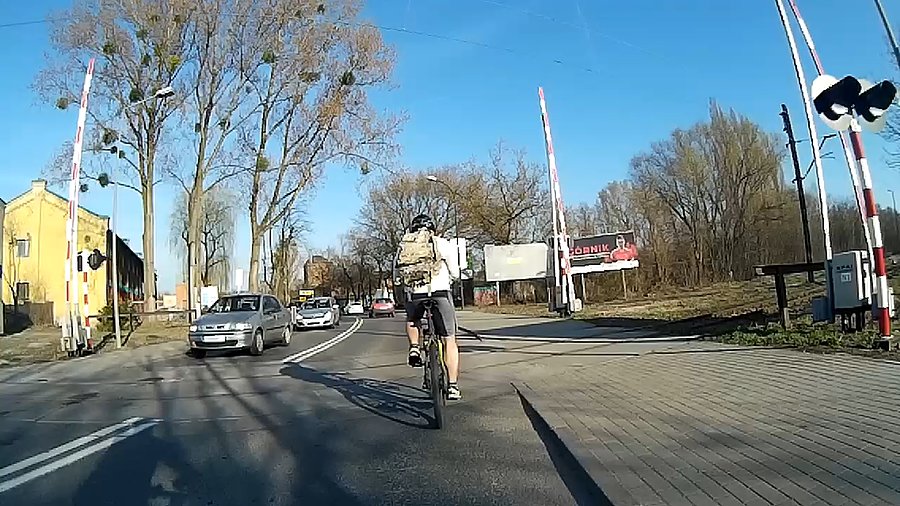 Masa rowerzystów na drogach