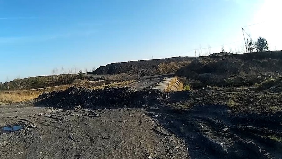 Zasieki... przy wjeździe na wały