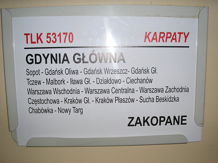 Powrót pociągiem