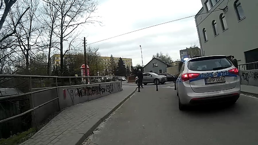 Trochę dziwne miejsce na Policję