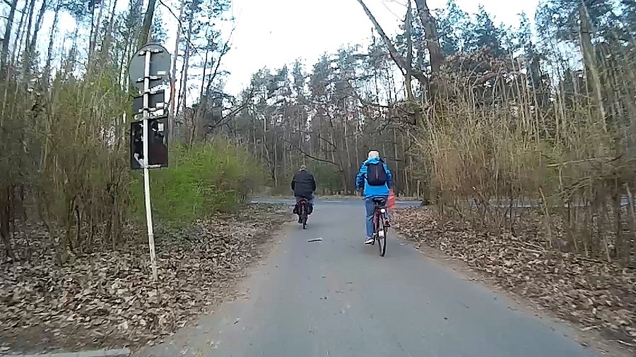 Poranni rowerzyści