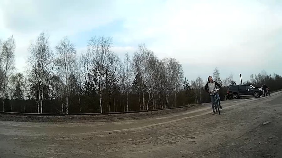 Sporo dzisiaj ludzi wsiadło na 2 kółka :)