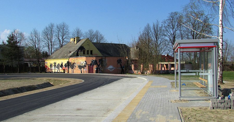 Nowa pętla w Dawidach czeka na swoją linię autobusową
