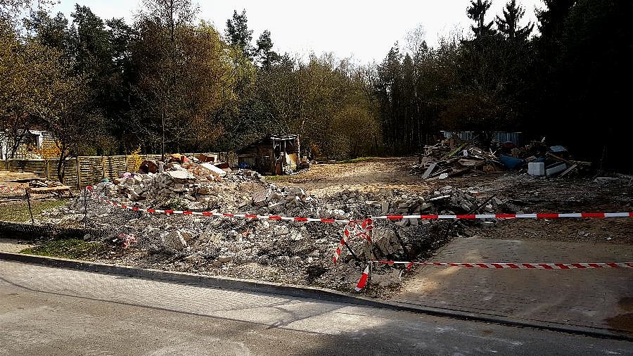 Dom w którym wybuchła butla z gazem