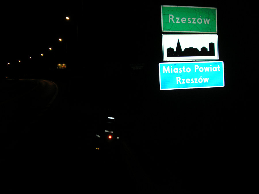 Wjazd do Rzeszowa