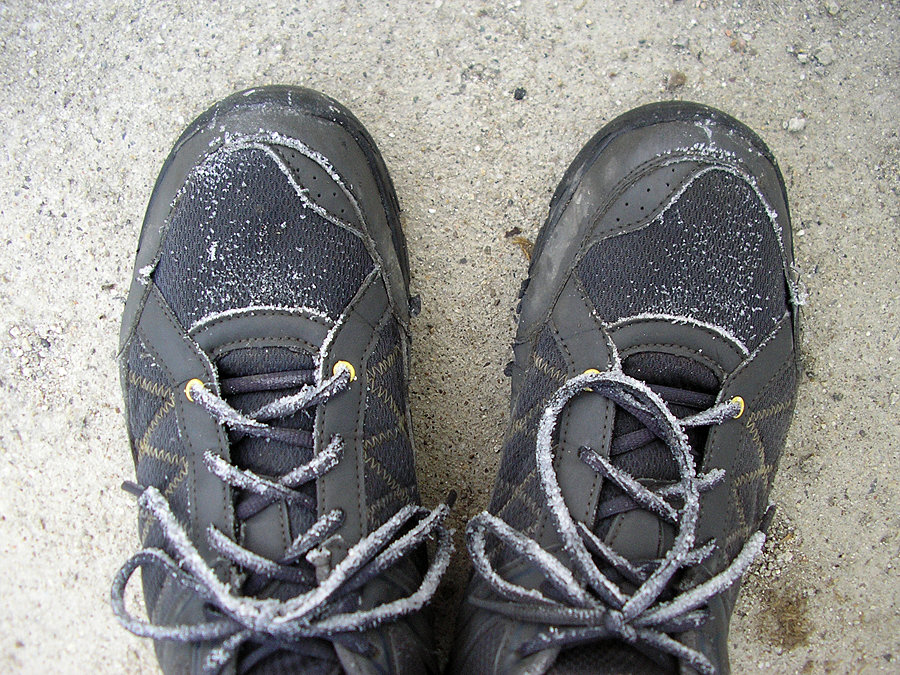 I zaszronione buty