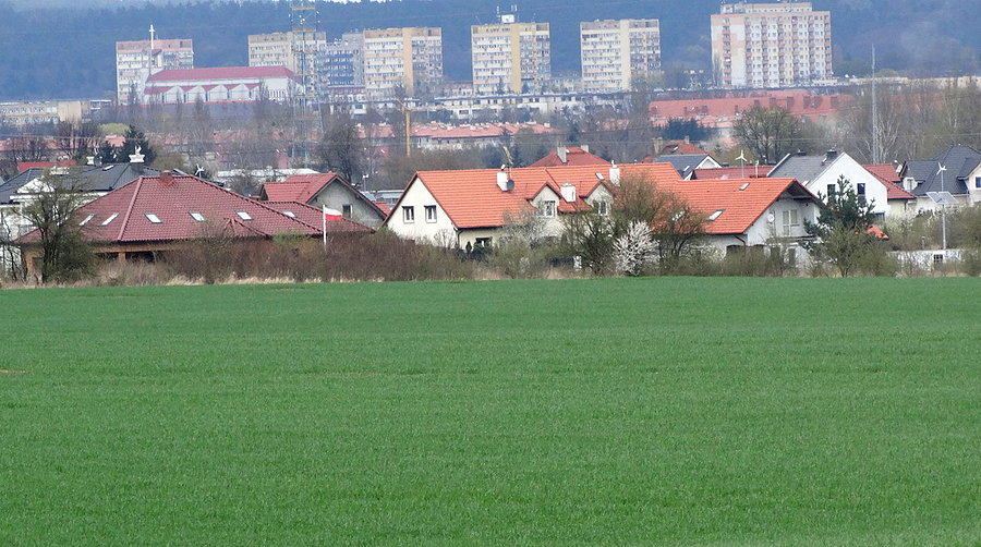 Tak wygląda Szczecin z odległego Przylepu
