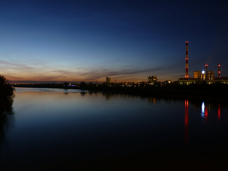 Wisła z mostu Grota