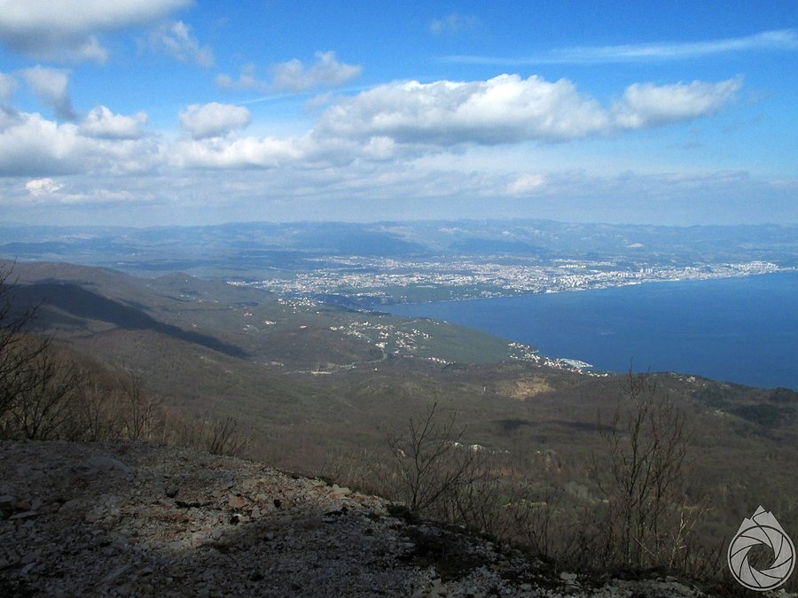 Widoki z Vojaka - w dole Rijeka