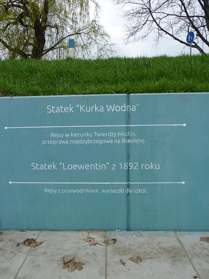 Rozkład rejsów przy Wiśle