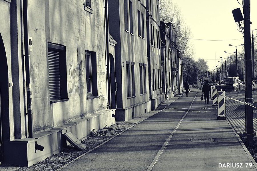 Sosnowiec Dańdówka - Droga Rowerowa przy ulicy Wojska Polskiego
