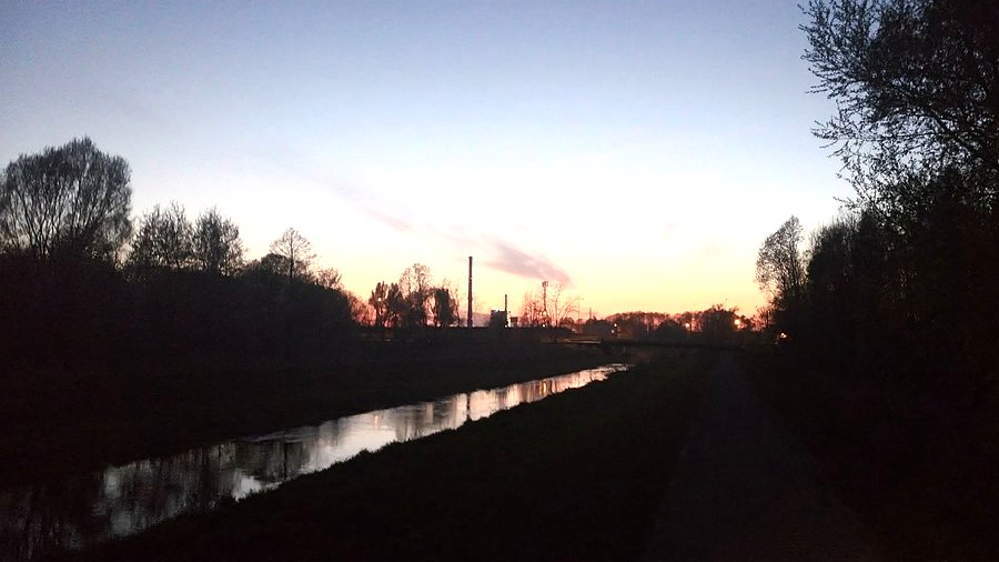Zachód nad Wartą