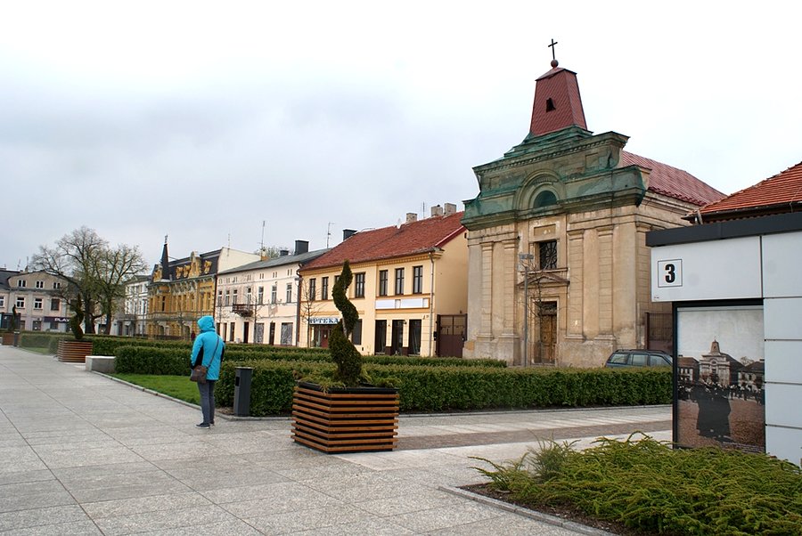 Centrum miasta - Plac Kościuszki - parafia ewangelicka św. Trójcy