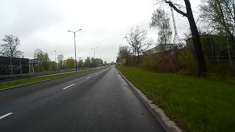 W Zabrzu na ul Winklera pusto jak nigdy ;)
