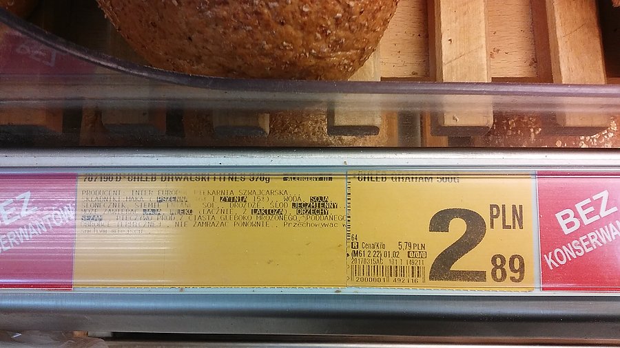 Chleb z Auchan
