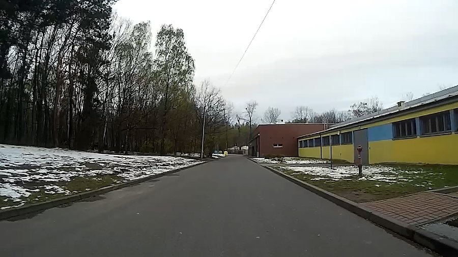 Resztki śniegu po wczorajszych opadach