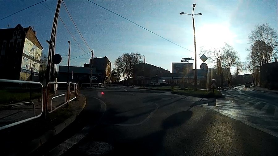 Jedyne miejsce gdzie przez chwilę jadę na wschód ;)