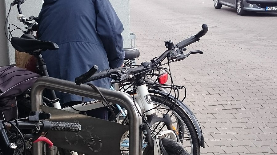 Rower kolegi Morsa - hamulca nie zdjął ale raczej go nie używa :)