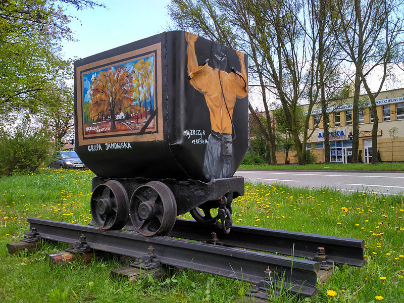 Wagonik na Giszowcu