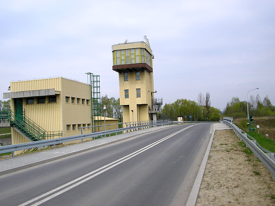 Stopień wodny na kanale w Oświęcimiu