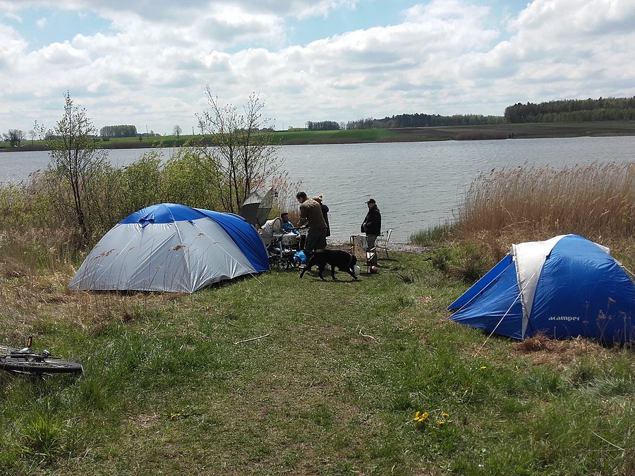 Wyjazd pod namioty na ryby w weekend majowy
