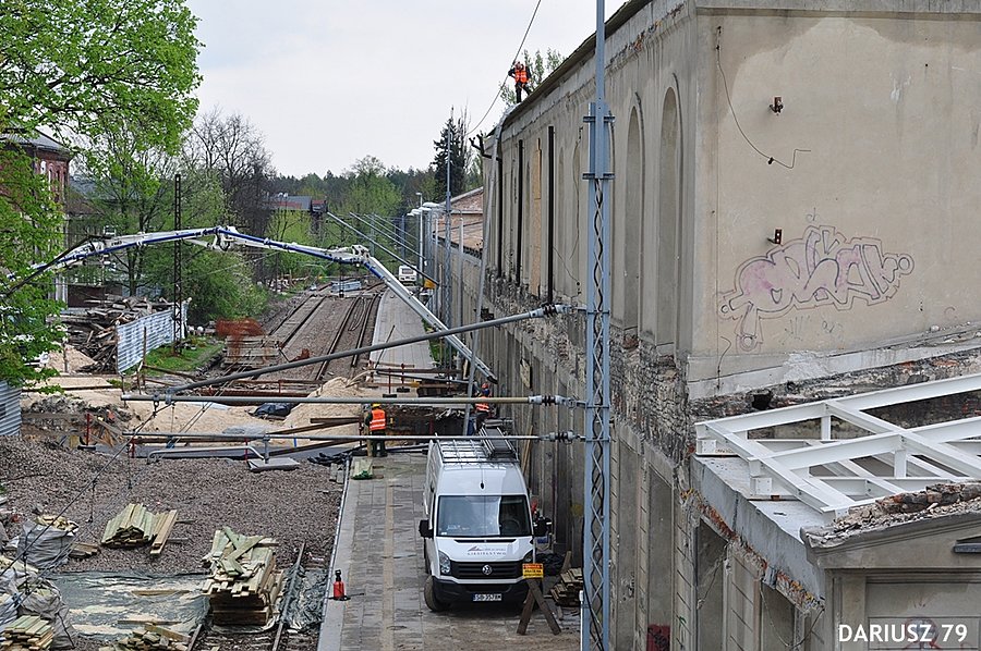 Sosnowiec Maczki - Remont Dworca Kolejowego
