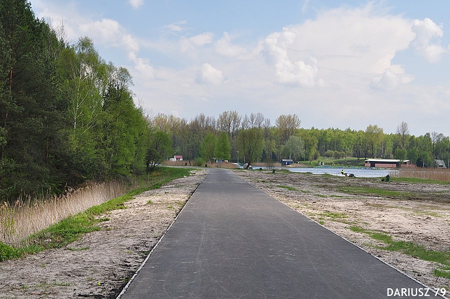 Jaworzno Sosina - Droga rowerowa przy Zalewie
