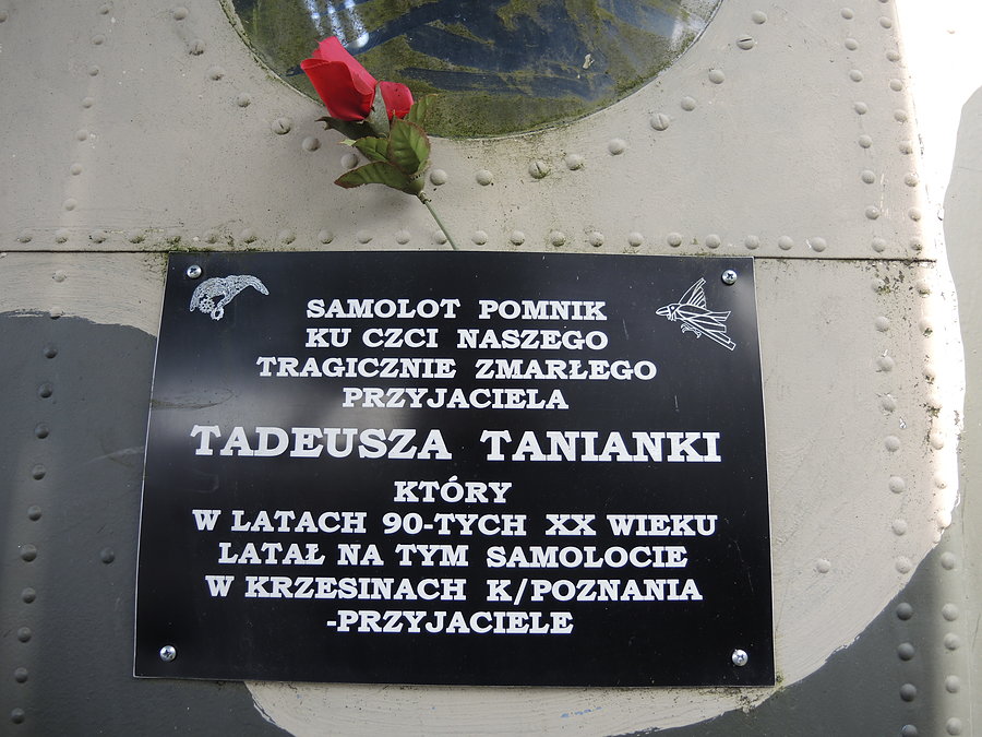 Tabliczka informacyjna na Antonowie