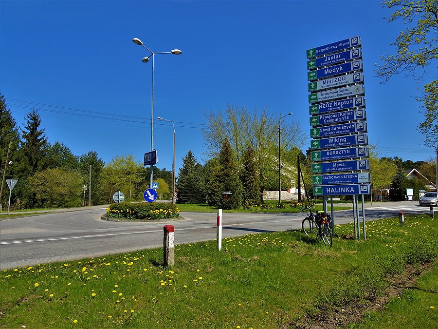 Wycieczka rowerowa nad morze - Jantar. Jestem na miejscu