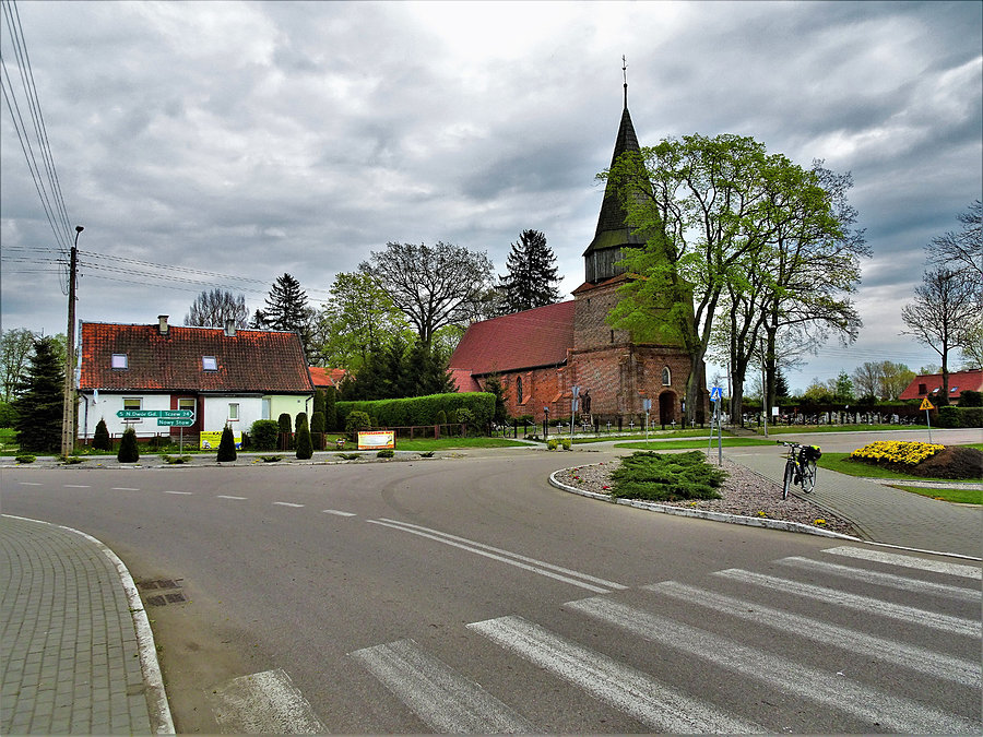 Wycieczka rowerowa nad morze - Jantar. W drodze powrotnej do domu