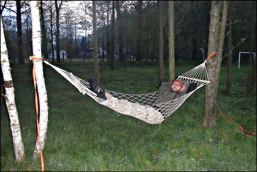 Hamak przygotowany