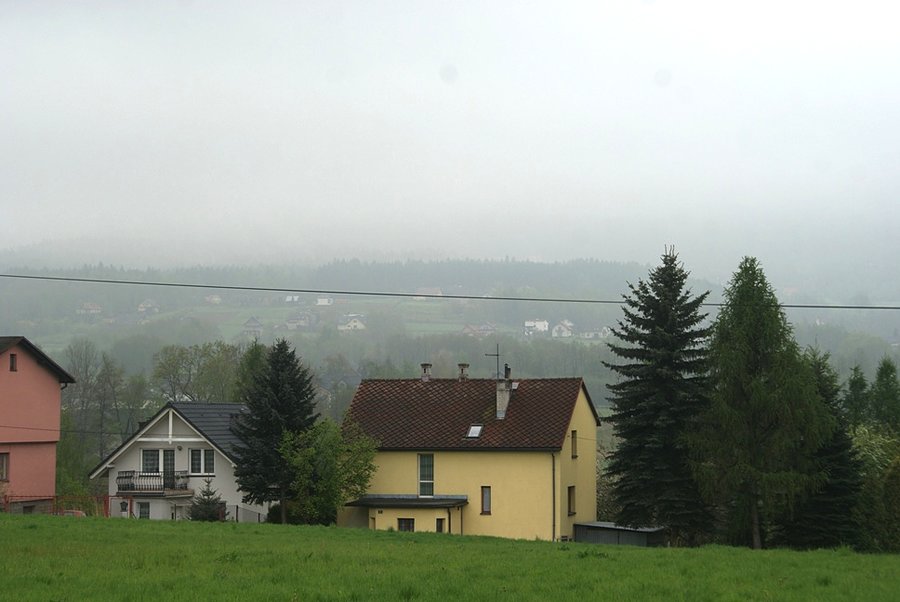 Widok na okolice w Czańcu Górnym