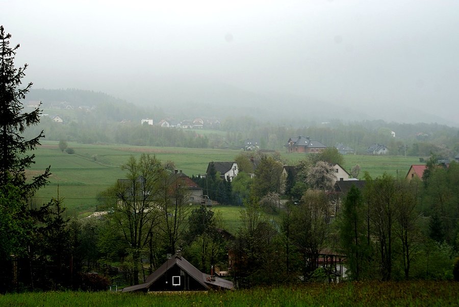 Widok na okolice w Czańcu Górnym