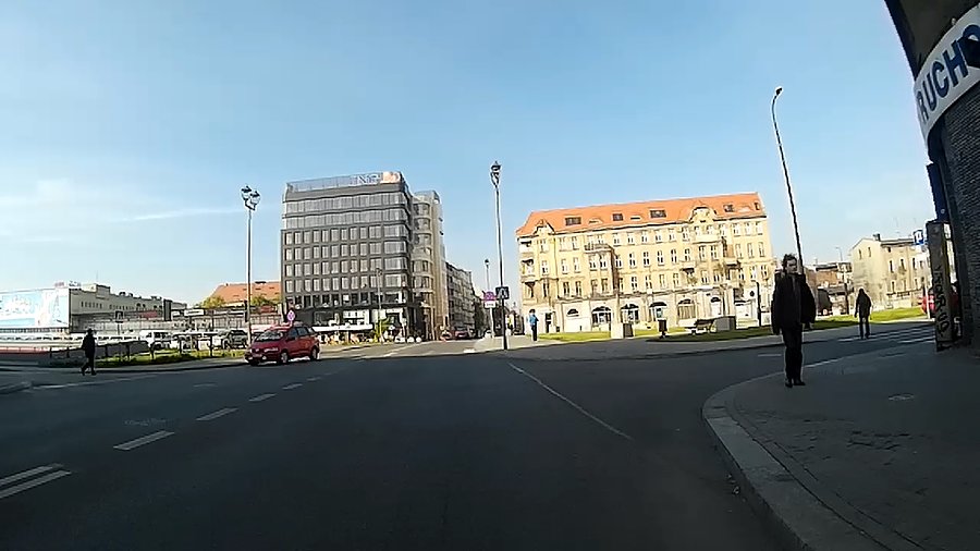 Na ul Zwycięstwa w Gliwicach