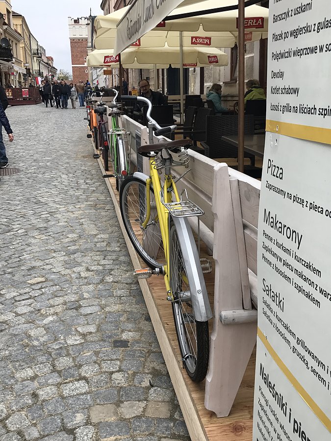 Rowerowe instalacje po sandomiersku