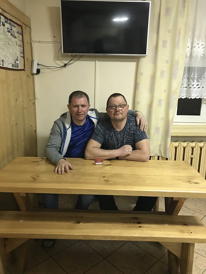 Rowerzyści w Mąchocicach-Scholasterii na fajnym noclegu