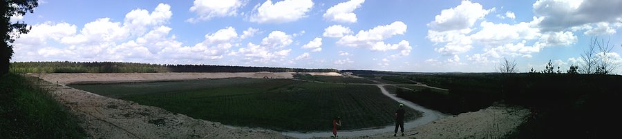 Panorama piaskowni Bukowno